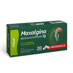Maxalgina Dipirona Monoidratada 1g 20 Comprimidos