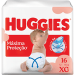 Fralda Huggies Maxima Protecao XG com 16 Unidades