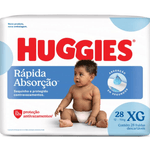 Fralda Huggies Rapida Absorcao XG com 28 unidades