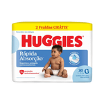 Fralda Huggies Rapida Absorcao G com 30 unidades