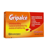 Gripalce Paracetamol 400mg + Cloridrato Fenillefrina 4mg + Maleato de Clorfeniramina 4mg 20 capsulas Brasterapica