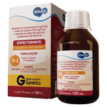 Cloridrato de Oxomemazina + Iodeto de Potassio + Benzoato de Sodio + Guaifenesina 120ml EMS Generico