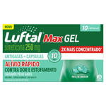 Luftal Max Gel 250mg 10 Capsulas