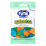 Balas de Gelatina Fini Zero Acucares Natureza Laranja Tutti-frutti e Maca Verde 35g