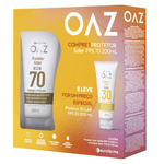Kit Oaz Protetor Solar Corpo e Rosto Protege - Hidrata FPS 70 200mL + Protetor Solar FPS 30 200ml