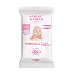 Toalha Umedecida Marigold Pocket Rosa com 20 unidades